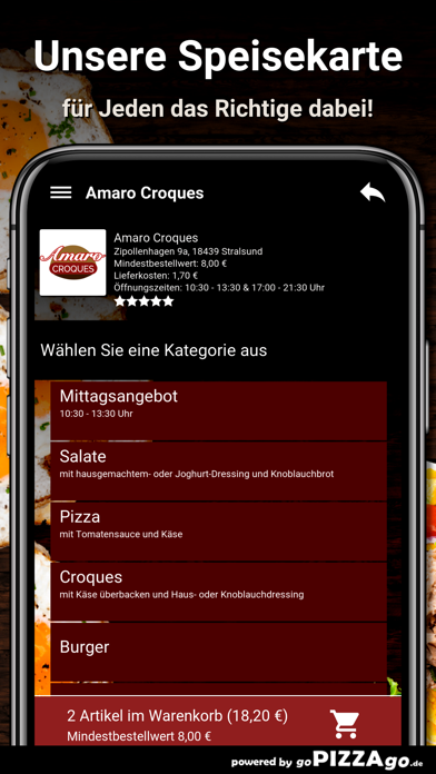 Amaro Croques Stralsund screenshot 4
