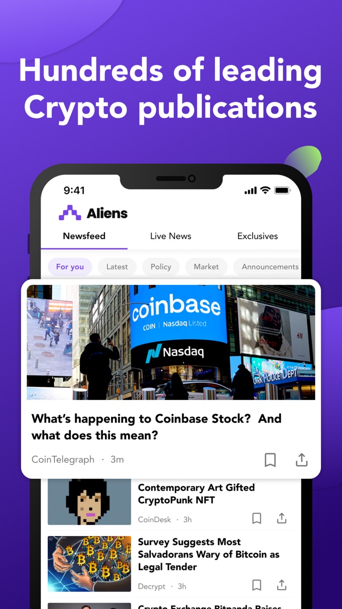 Aliens Crypto News  Markets