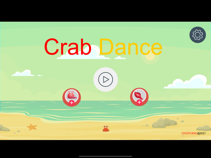 Crab Dance on the beach