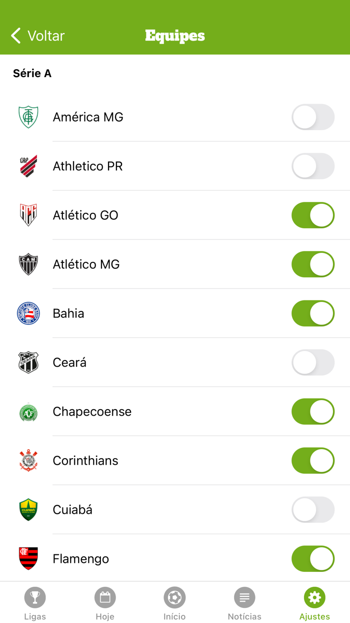 Lance Resultados - Brasileirão