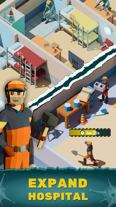 Idle Zombie Hospital Builder Hack screenshot 5 - game app interface