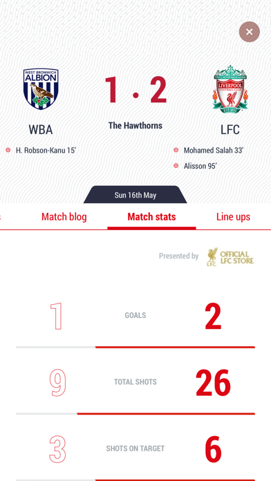 Liverpool FC Match & News Centre Screenshot 6