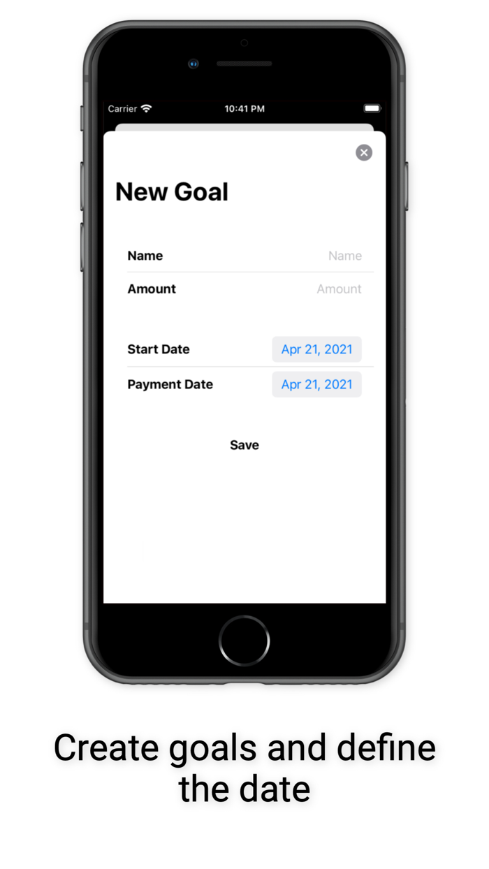 Goals Save Your Money