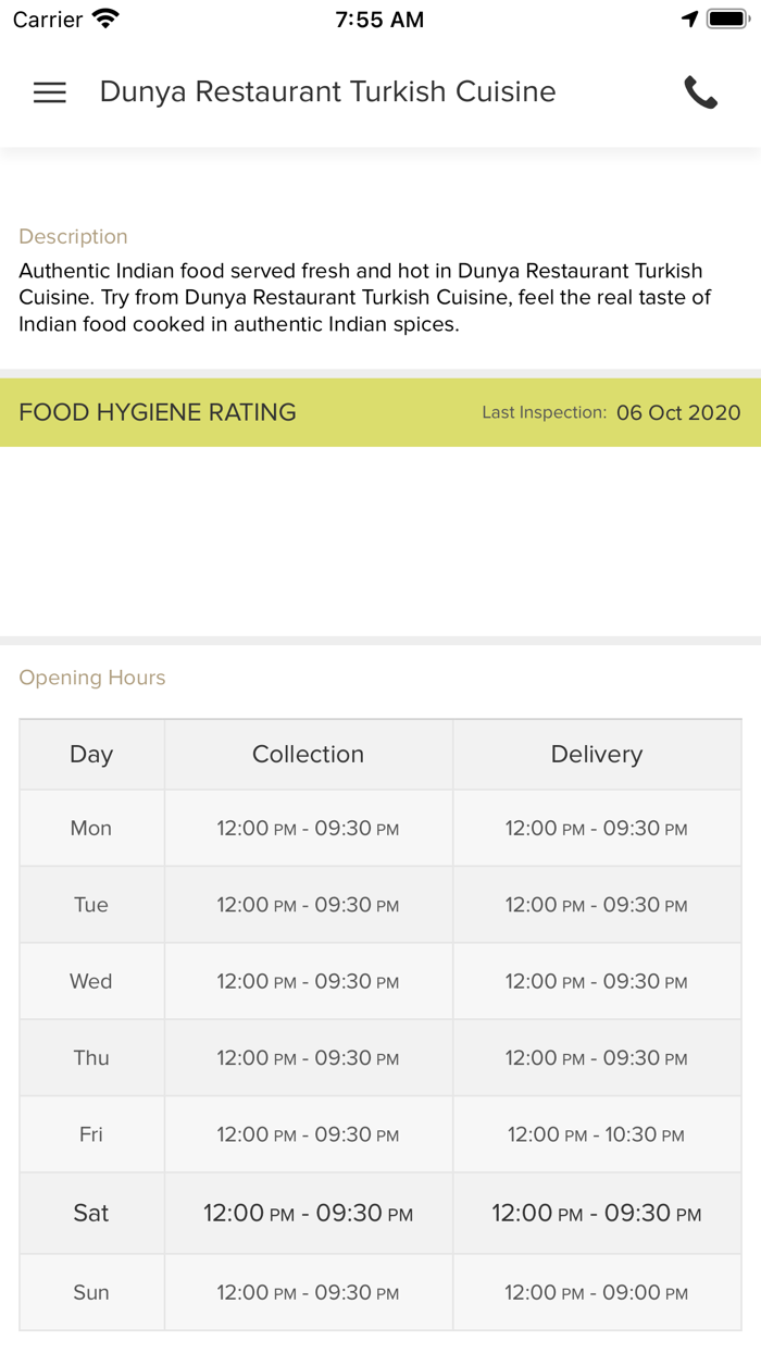 Dunya Turkish Cuisine