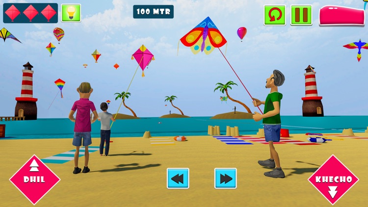 Kite Flying Combate 3d screenshot-3