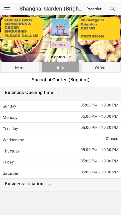 Shanghai Garden T/A, Brighton screenshot-3