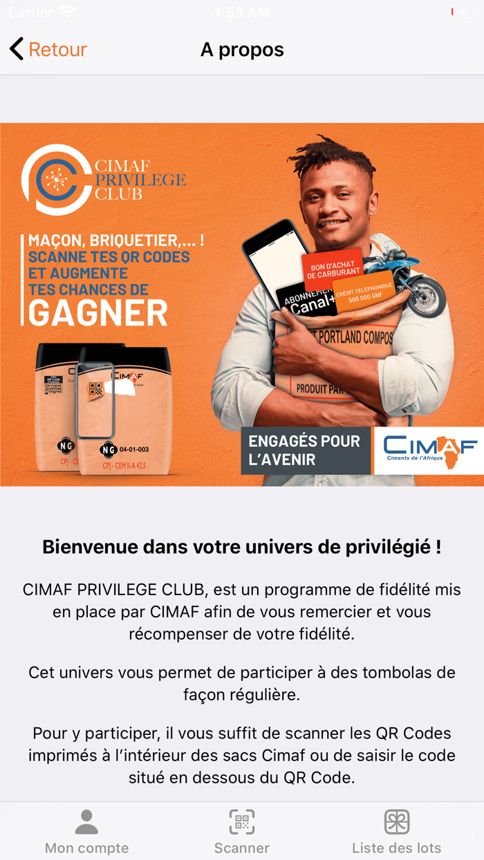 Cimaf Privilège Club