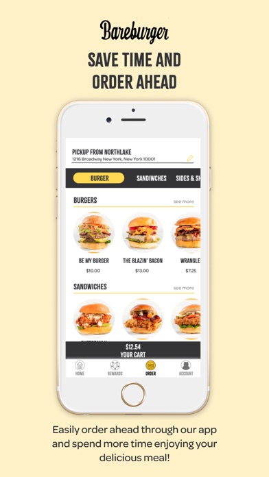 Bareburger App screenshot 2