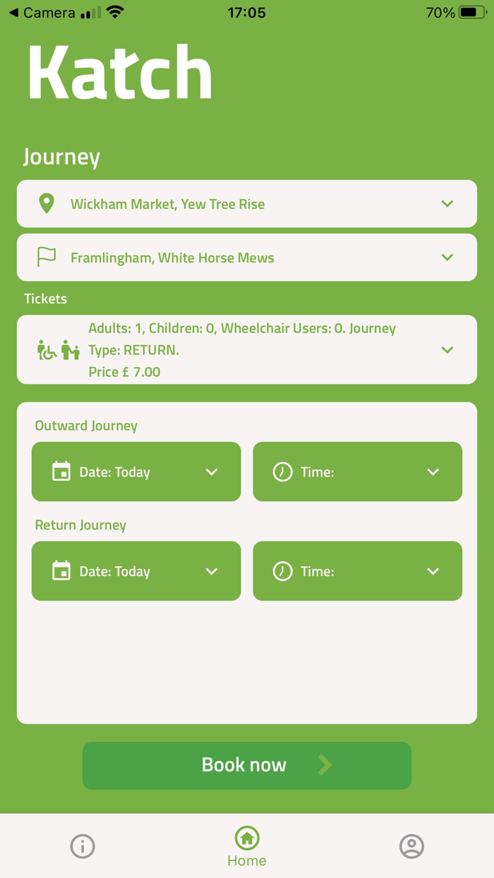 Katch on-demand transport