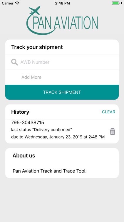 Pan Cargo Tracking