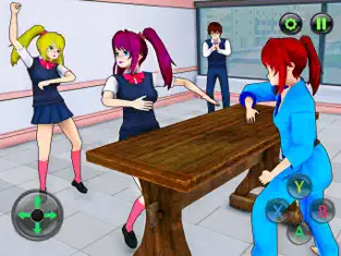 Snímek obrazovky 2 Sakura Anime School Girl Sim iphone