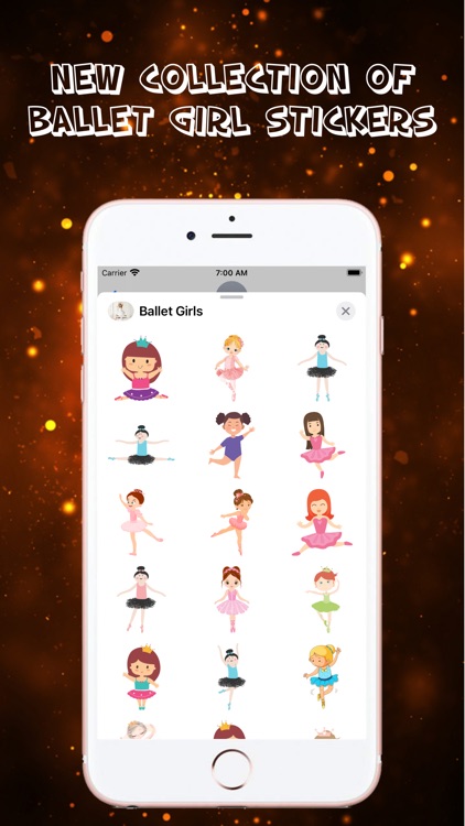 Cute Ballet Girls Stickers