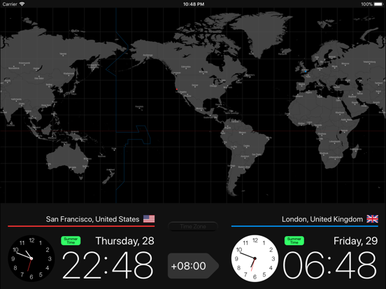 Globe Clock Screenshots