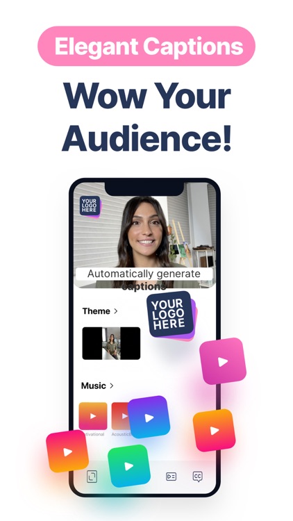 Video teleprompter & captions