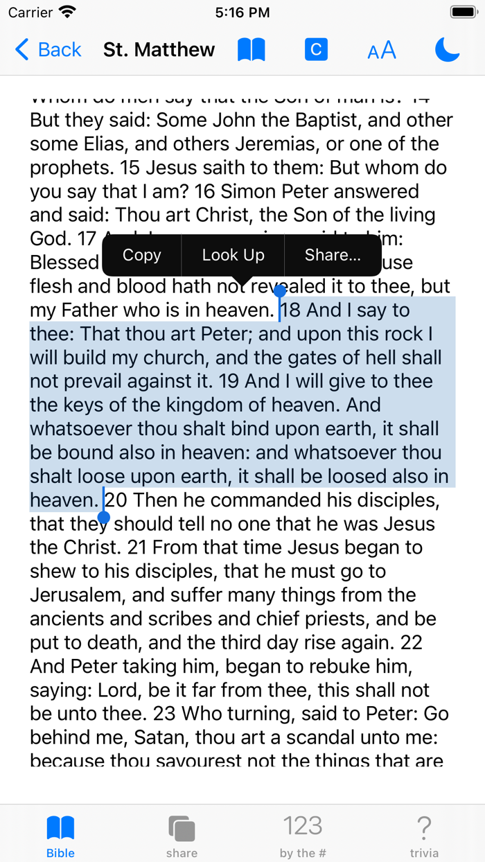 Share a Verse Douay Rheims