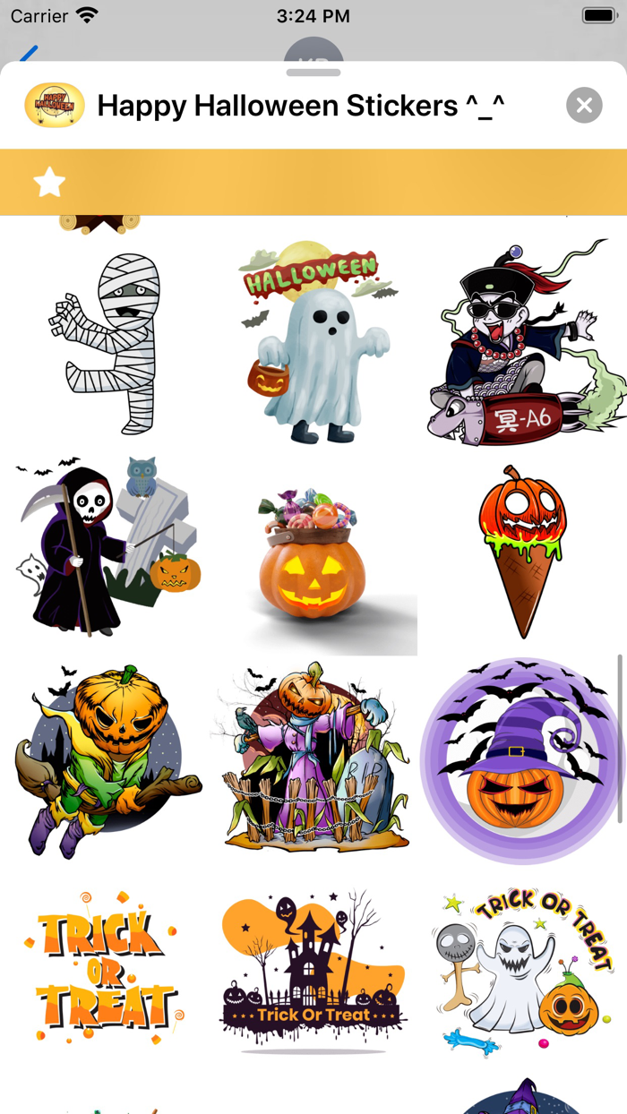 Happy Halloween Stickers