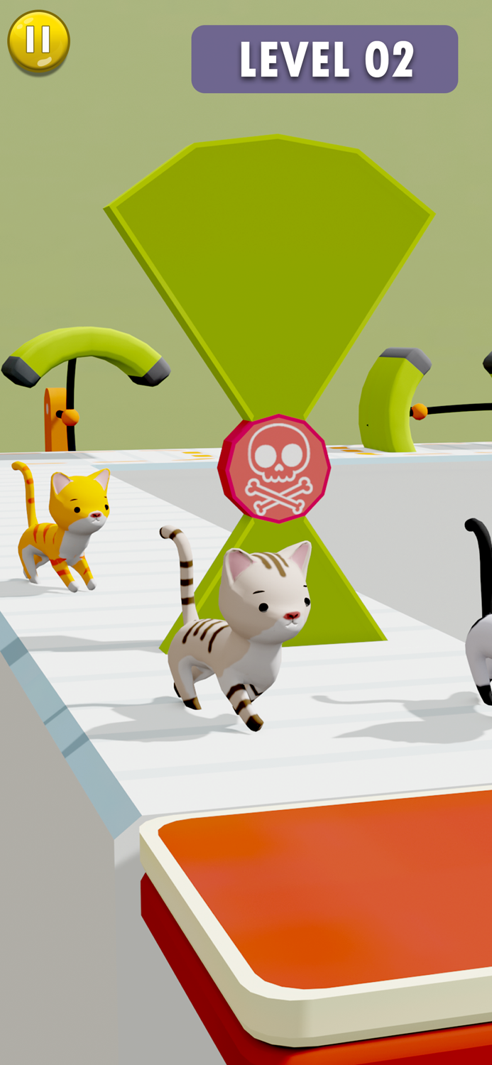 Cat Run - Toon Blast 3D