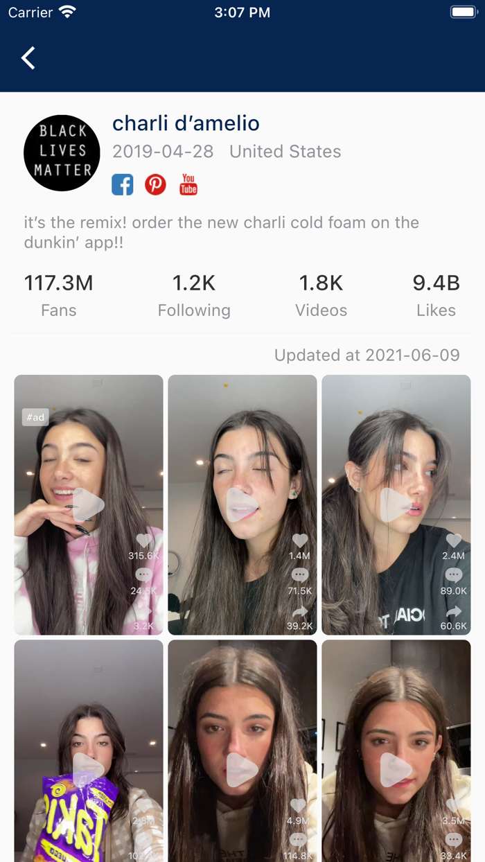 TikRank-LikesFollowers Stats