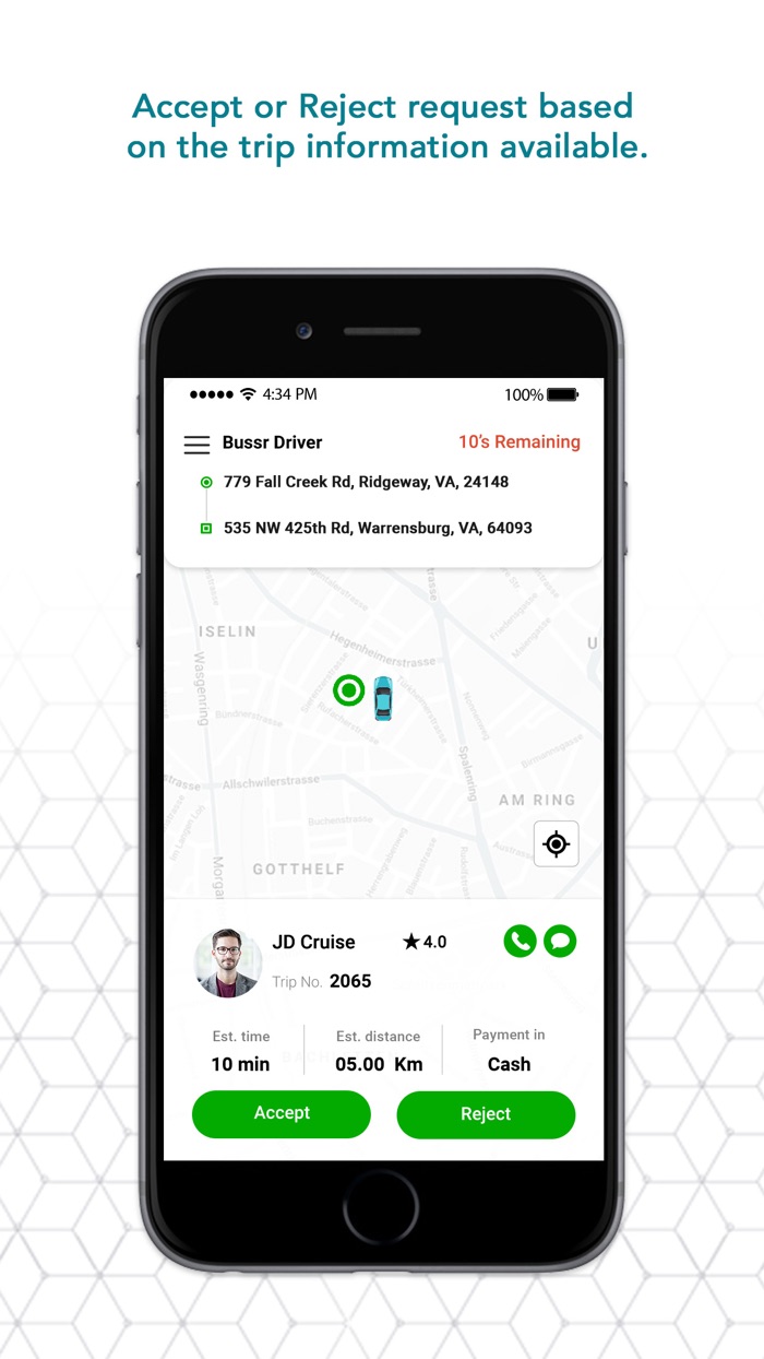 Bussr Ride Sharing Driver