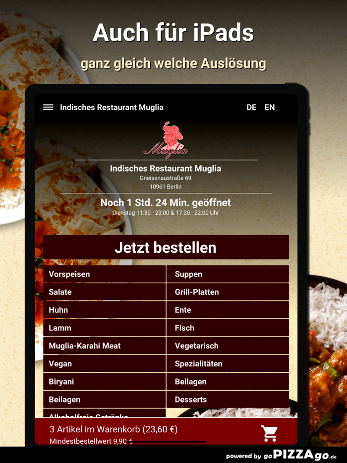 Indisches Restaurant Muglia