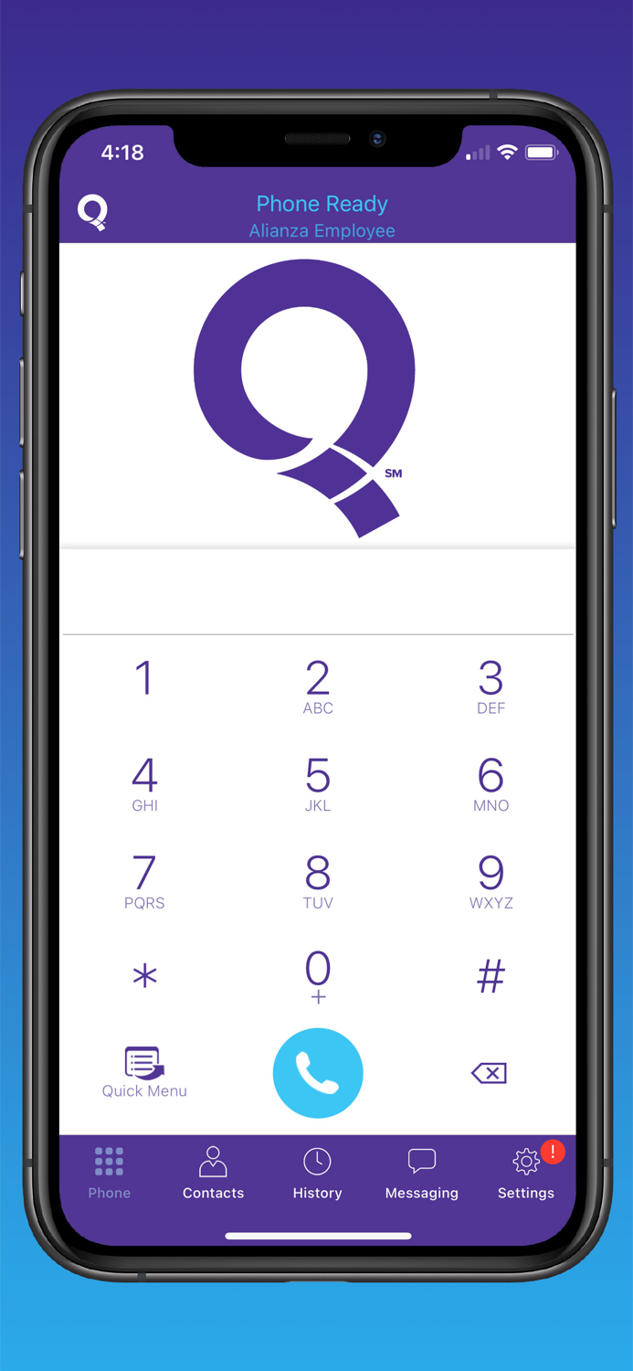 Quantum Fiber Connected Voice