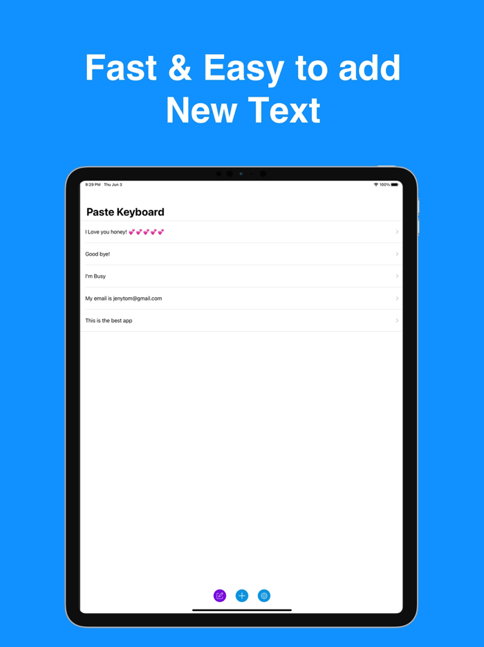 Paste Keyboard - Fast Copy app