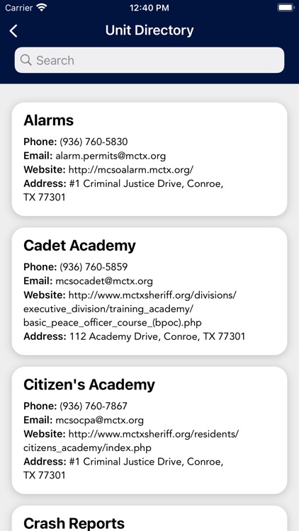 Montgomery County TX Sheriff