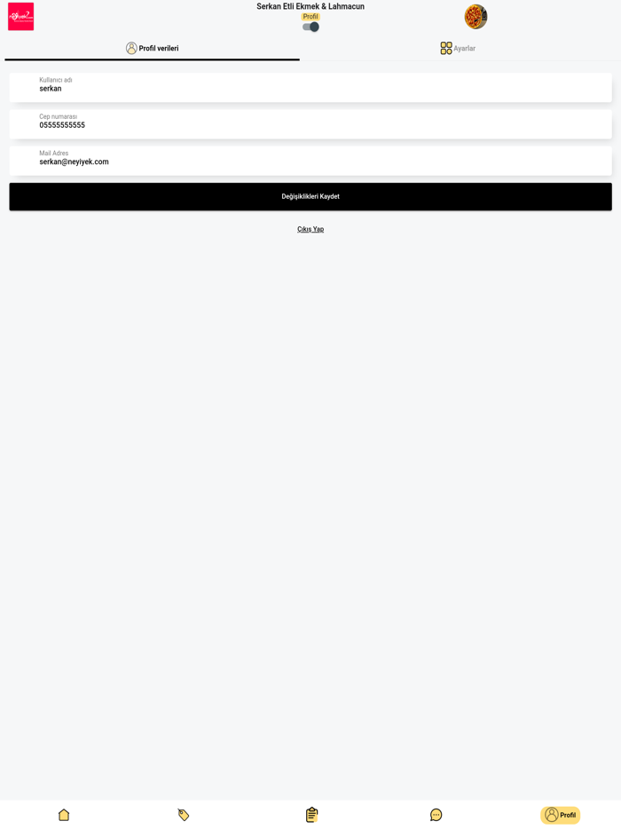 Restoran Yönetimi Neyiyek