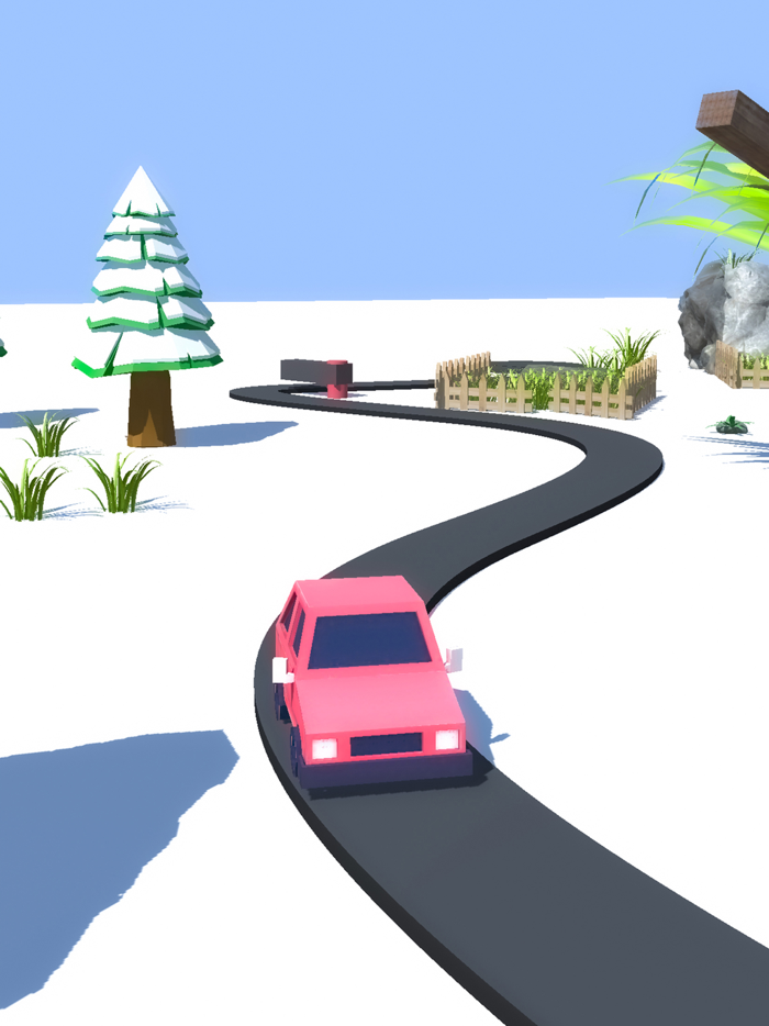 Small Town Car Driving