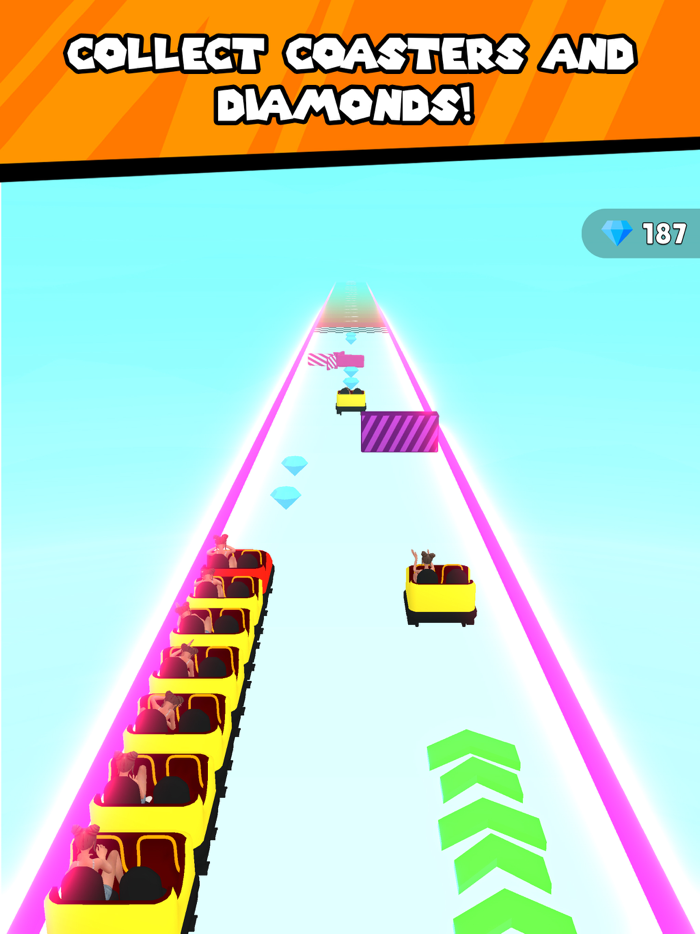 Roller Coaster Stack 3D