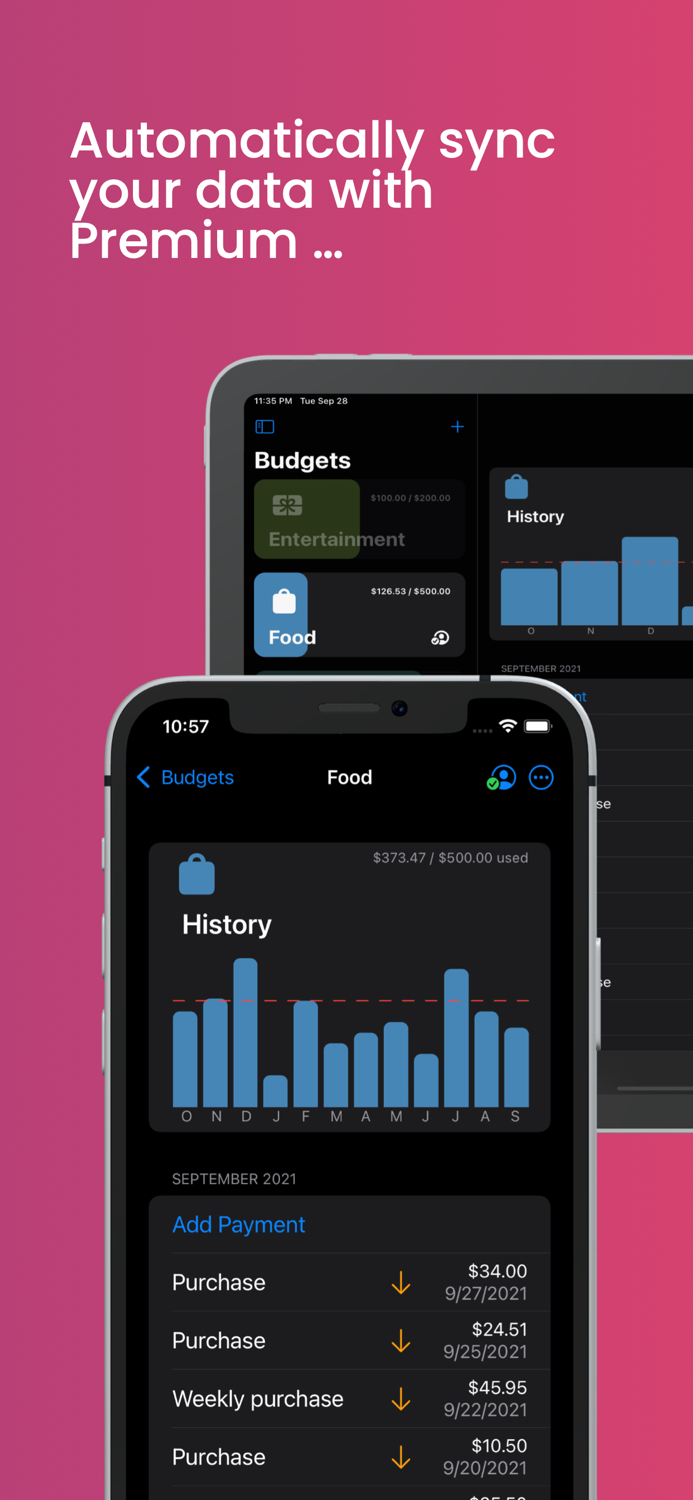 Budgets - Financeplanner