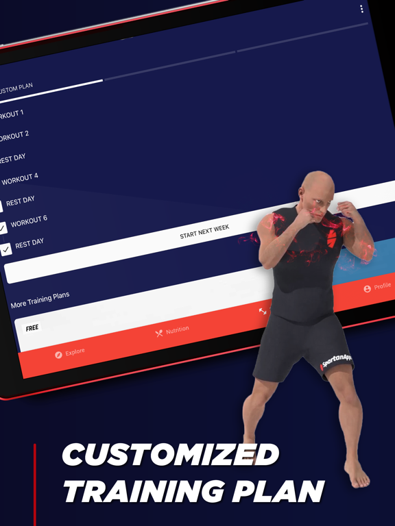 Spartan MMA & HIIT Workouts screenshot 2