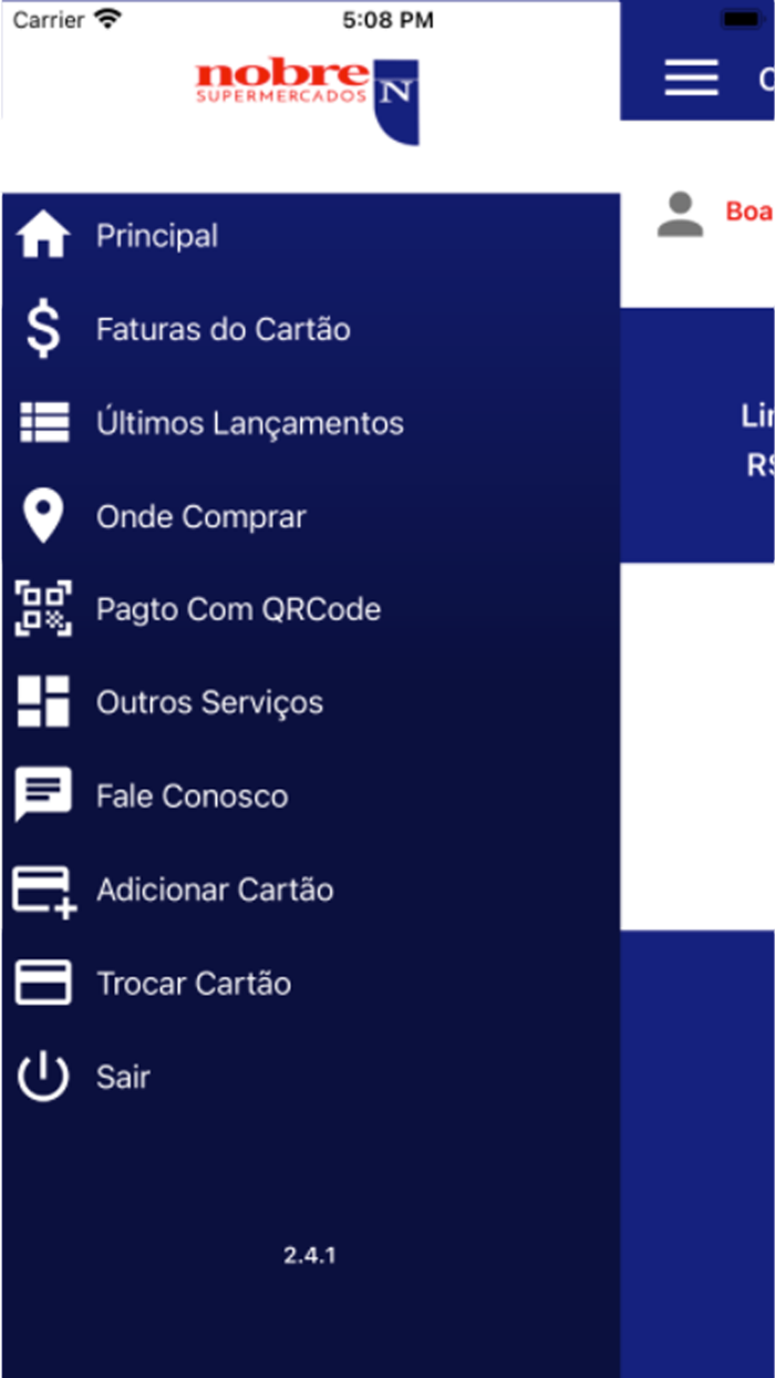 Cartão Nobre Supermercados