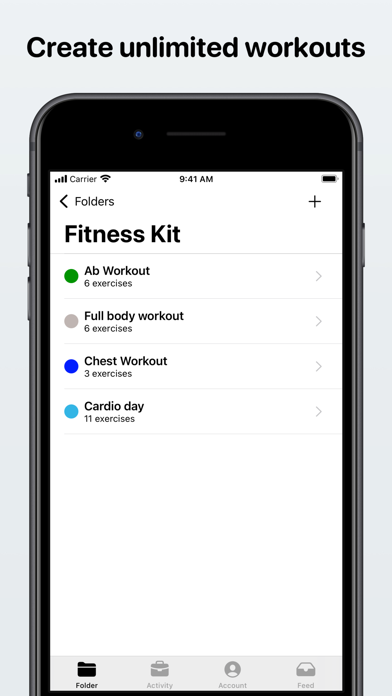 Gym log - Home workout planner screenshot 2
