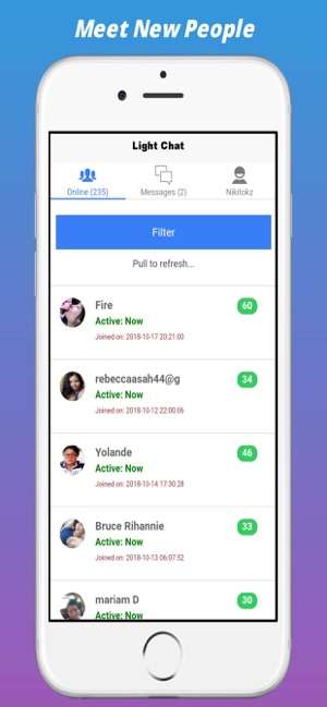Light Chat - Meet New People On The App Store
