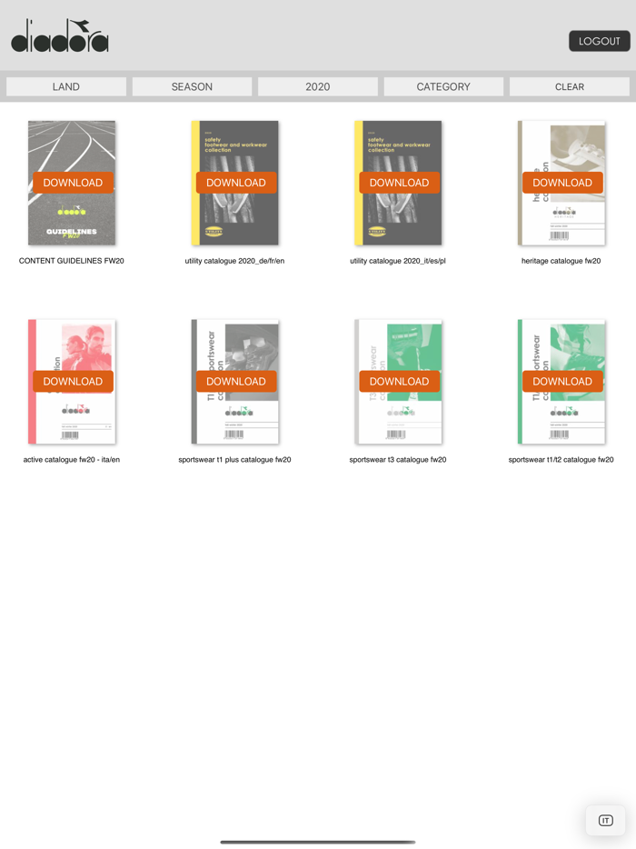 Diadora Digital Catalog