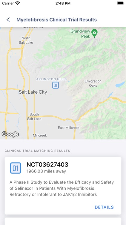 Myelofibrosis Trial Finder screenshot-6