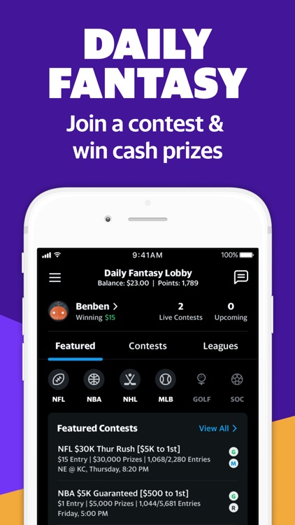 Yahoo Fantasy Football & Daily screenshot-3