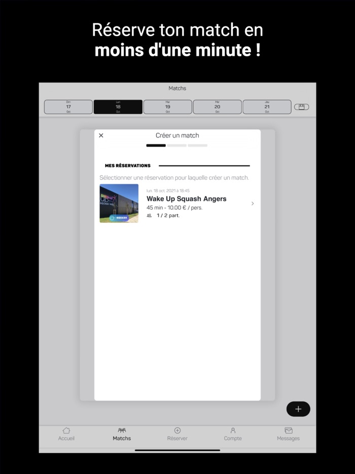 Wake up Squash - Angers