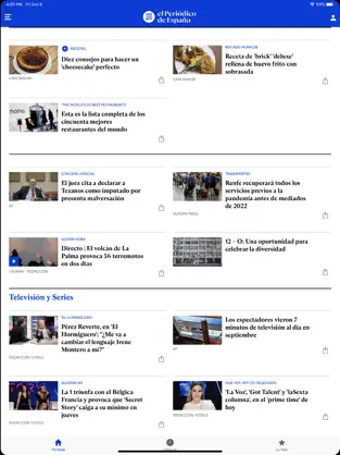 Captura de Pantalla 1 El Periódico de España iphone