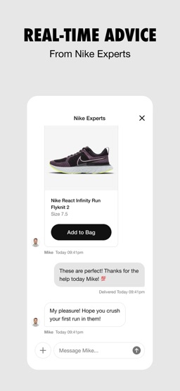 Nike app screenshot