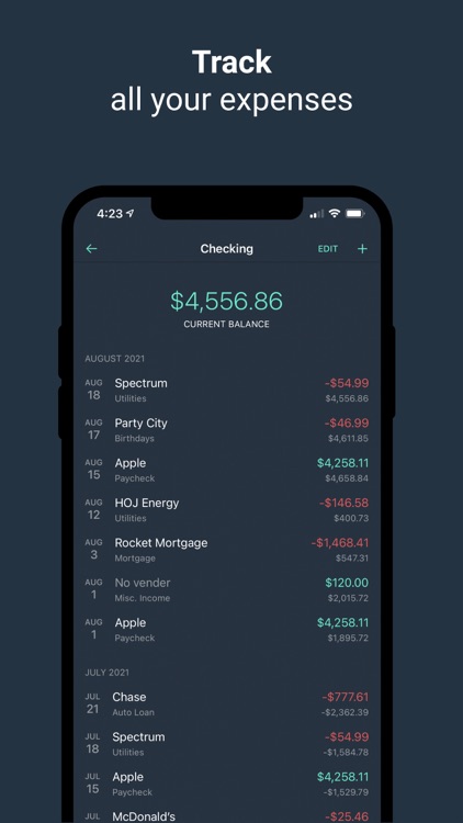 Moon: Personal Finance Manager screenshot-3