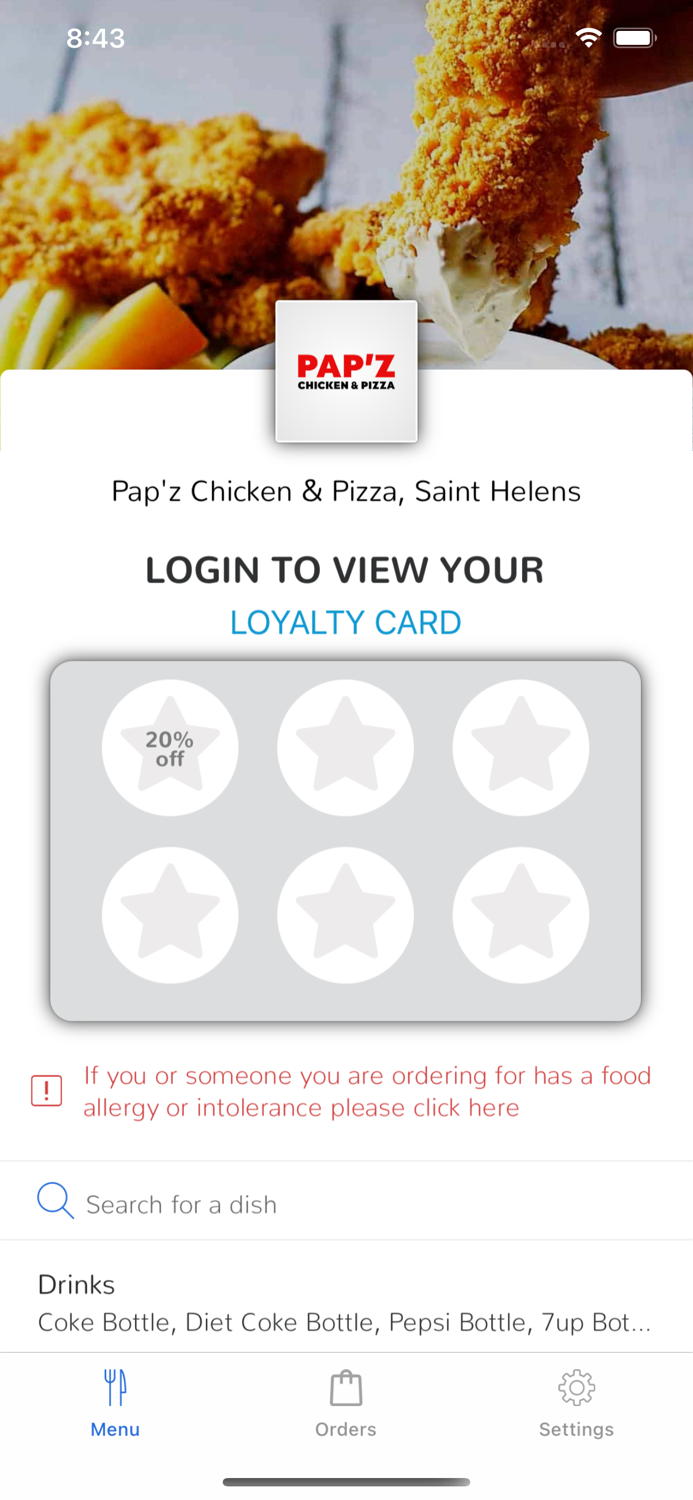 Papz Chicken  Pizza, Saint