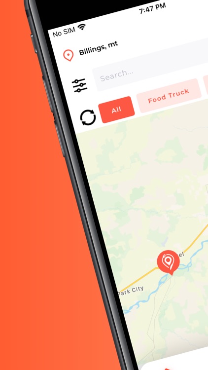 NomNomVroom Mobile Food Finder