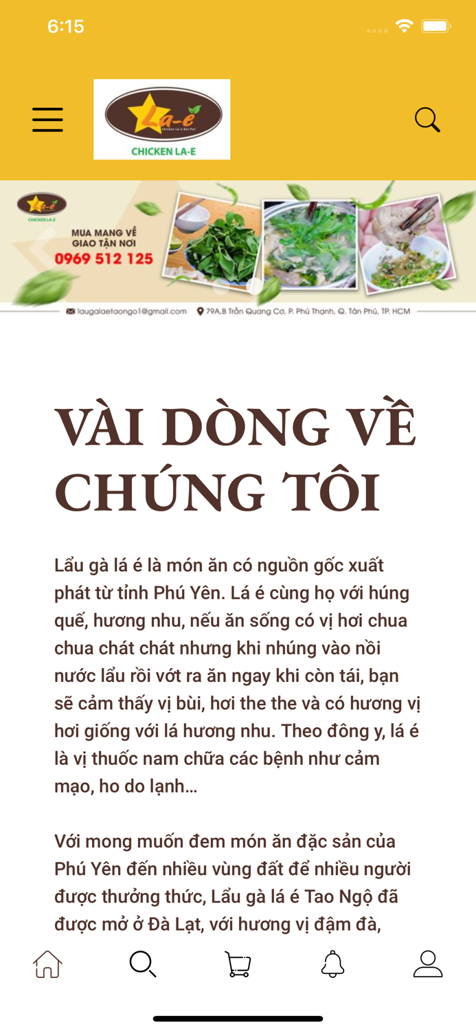 Lẩu gà lá é Tao Ngộ
