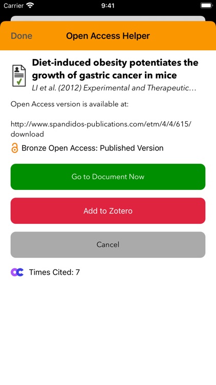 Open Access Helper screenshot-3