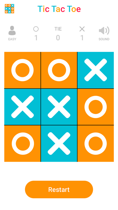 Screenshot #1 pour Tic Tac Toe Colorful