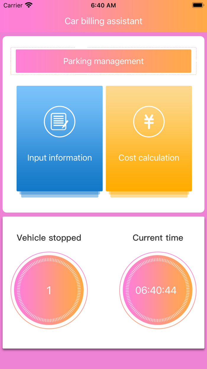 Car billing assistant