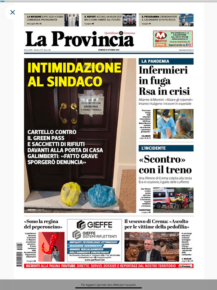 La Provincia di Cremona Crema