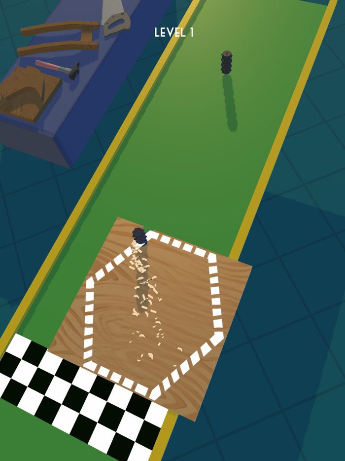 Wood Cut runner 3D